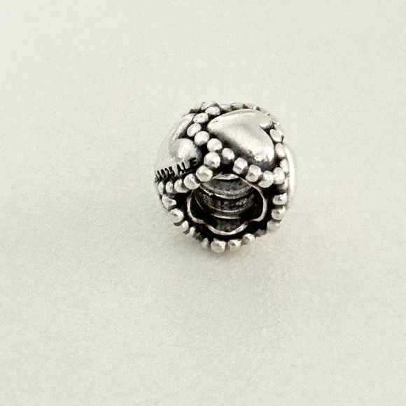 Pandora 925 Everlasting Love Hearts Rare Retired Bead Charm - Picture 4 of 5
